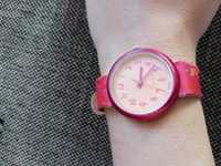 Relógio de criança rosa Swatch flik flak