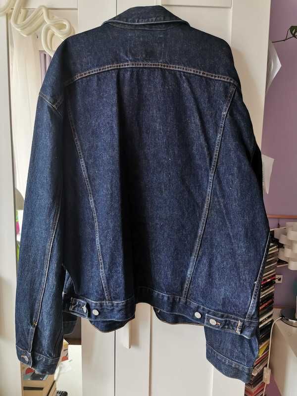 GUESS vintage jeansowa kurtka 4XL, made in USA, unikat, unisex