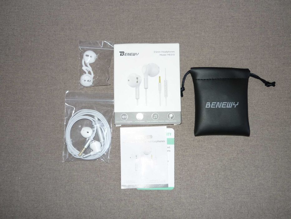 Słuchawki douszne przewodowe BENEWY