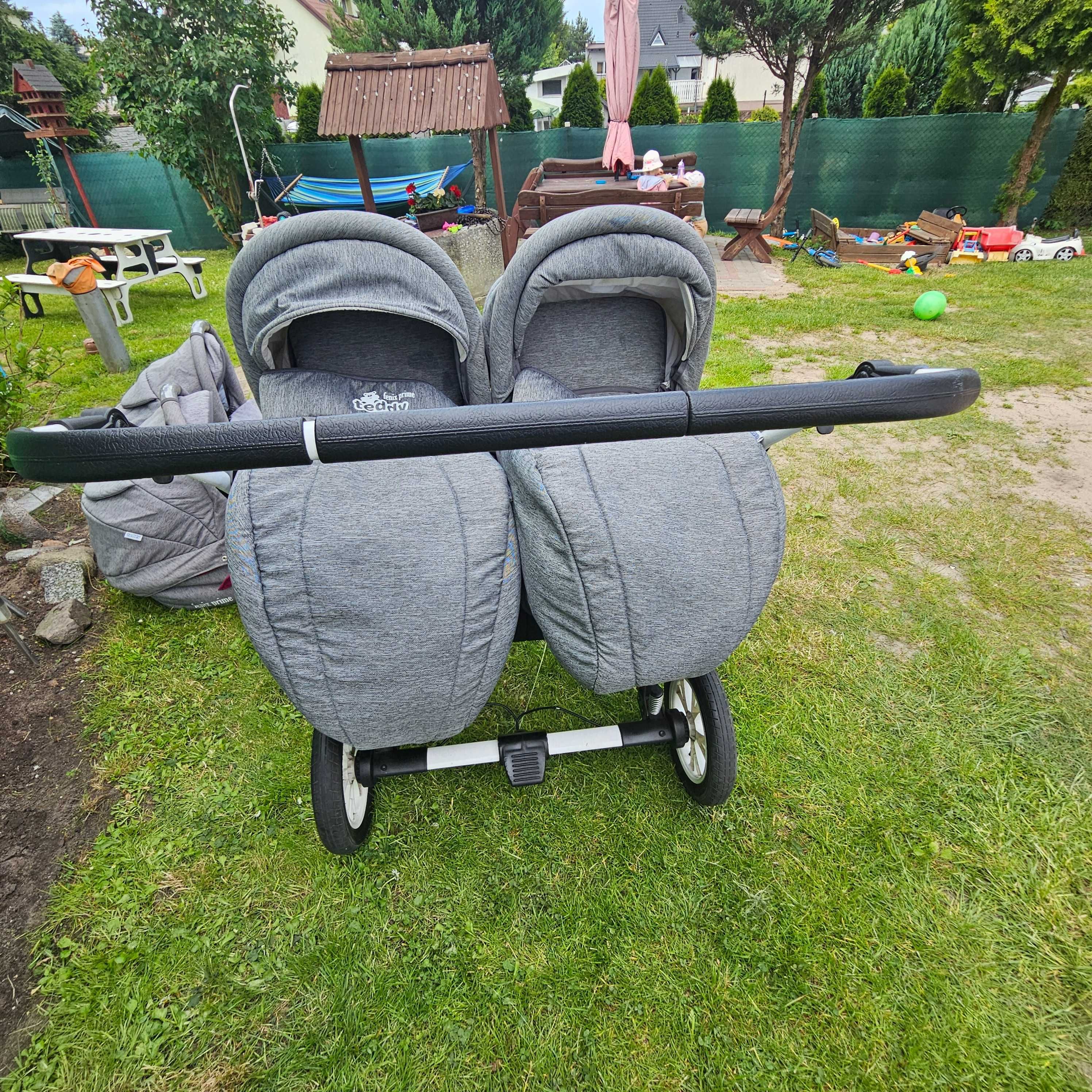 Wózek bliźniaczy 3w1  FENIX DUO PRIME