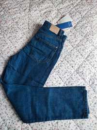 Nowe jeansy mom fit 34 niebieskie Sinsay xs