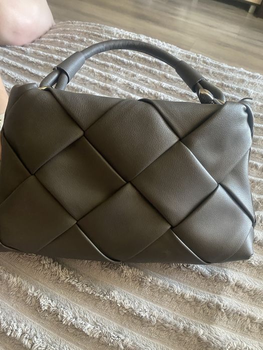 Серая женская сумка