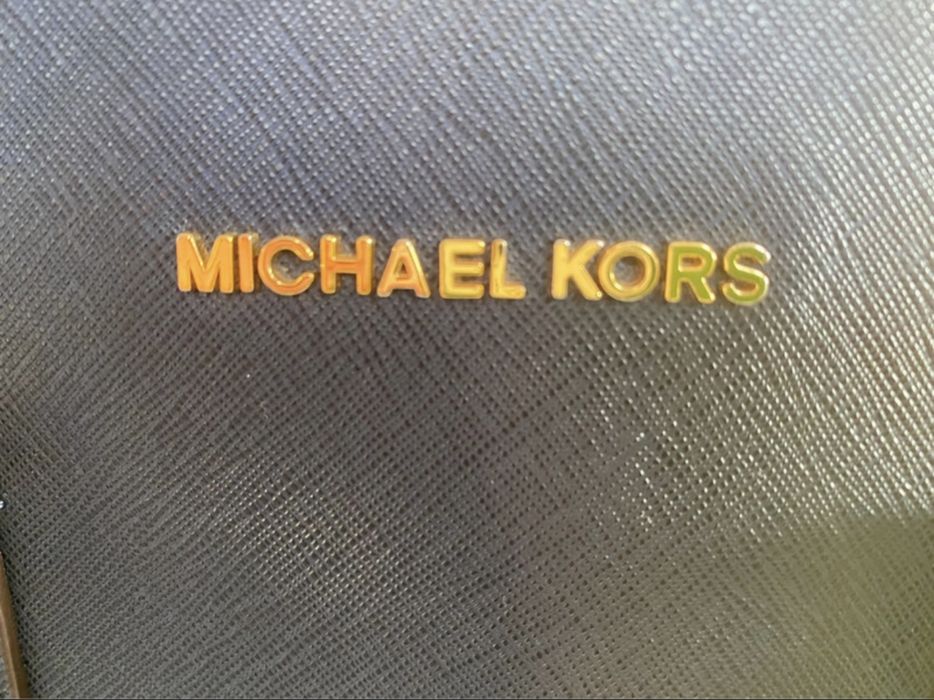Torebka Michael Kors skóra saffiano granatowa