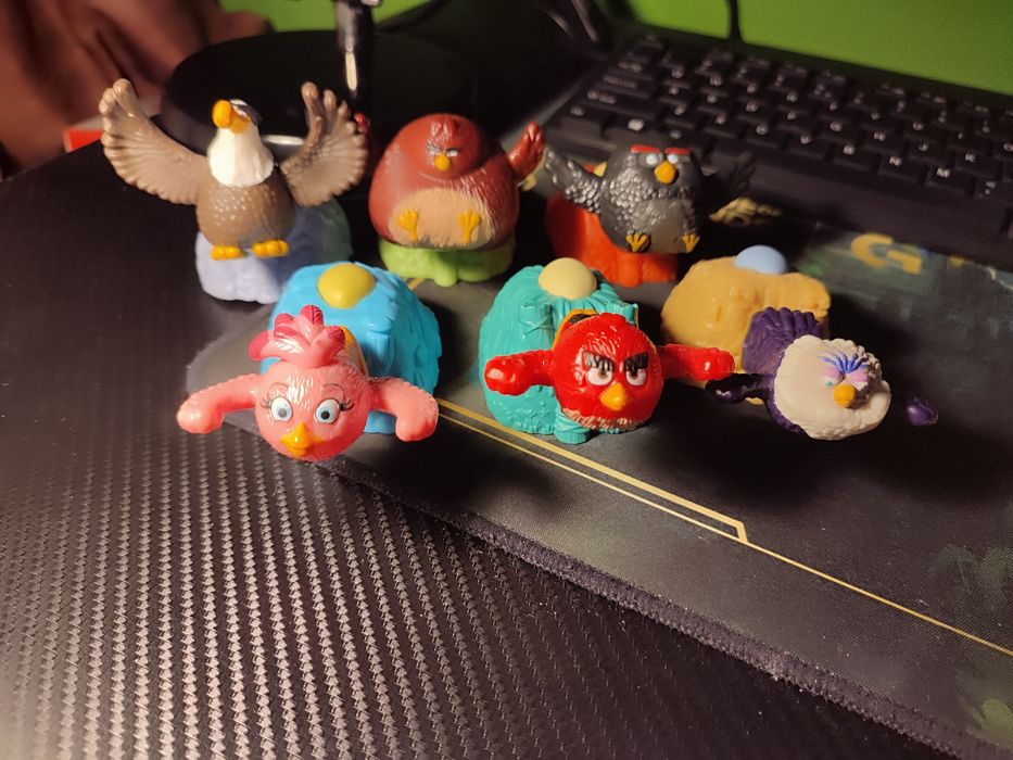 Figurki z Happy Meal - Angry Birds 6 sztuk