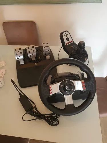 Logitech G27 volante e pedais simracing playseat gaming simulação jogo