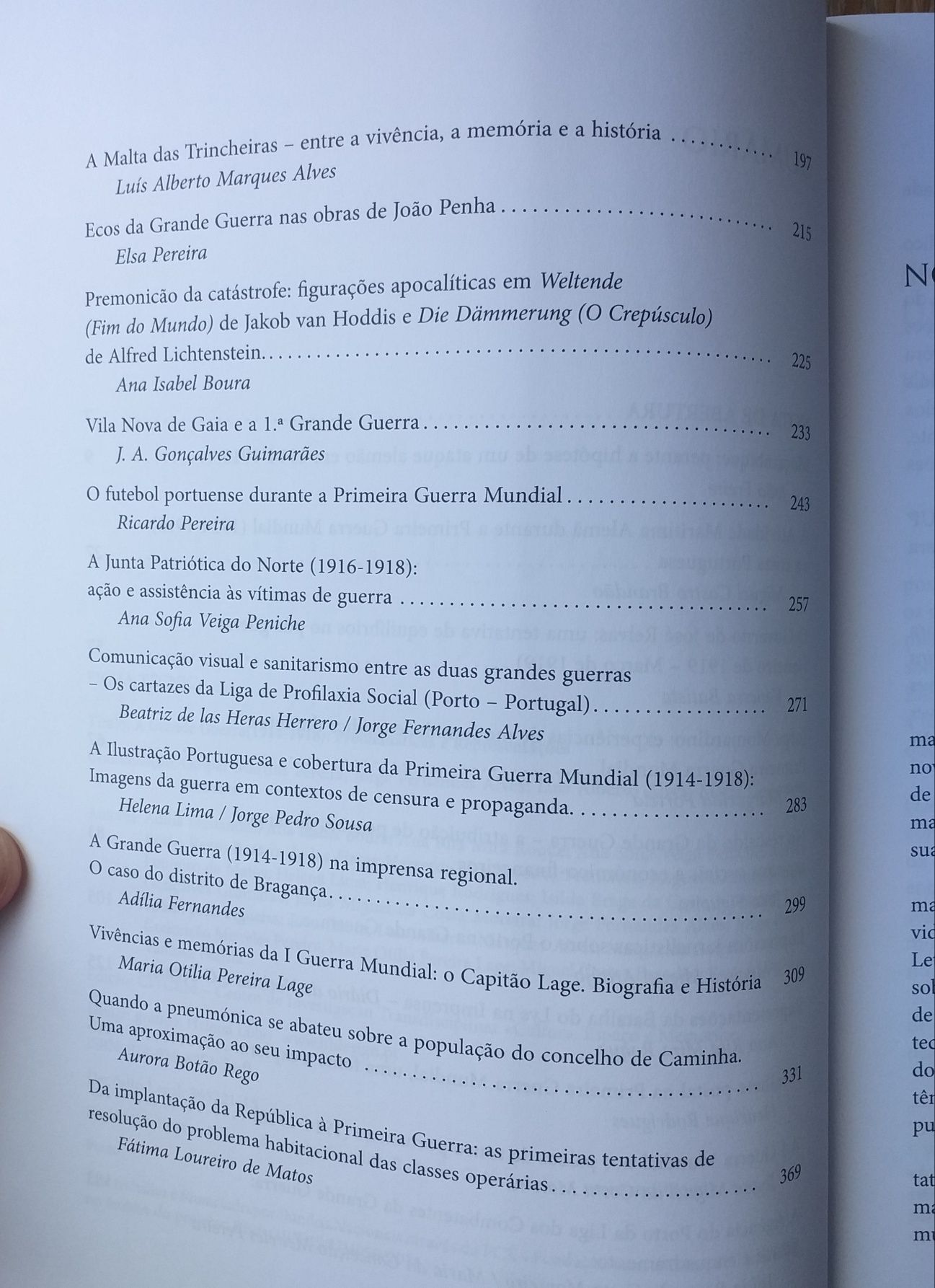 A Grande Guerra: Problemáticas e Representações