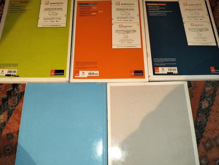 Manuais e Livros de exercícios de geometria descritiva A - 10/11° anos