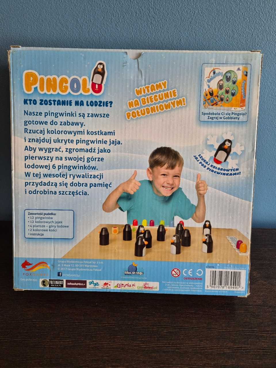 Gra dla dzieci Pingolo - Kto zostanie na lodzie?, FoxGames