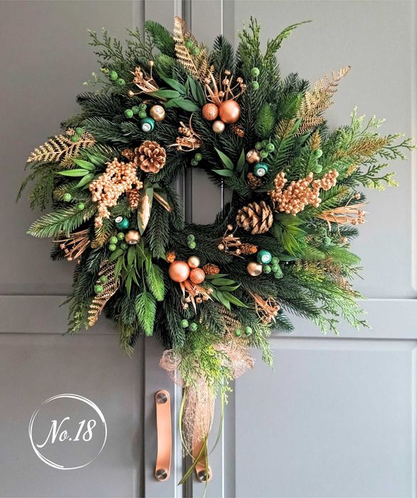 wianek świąteczny zimowy nr 18