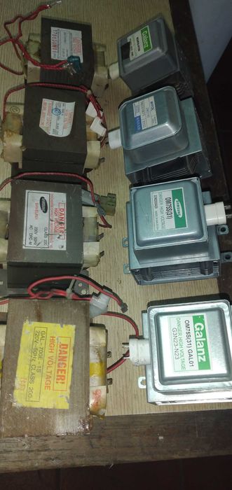 Magnetrons Microondas testados e a funcionar