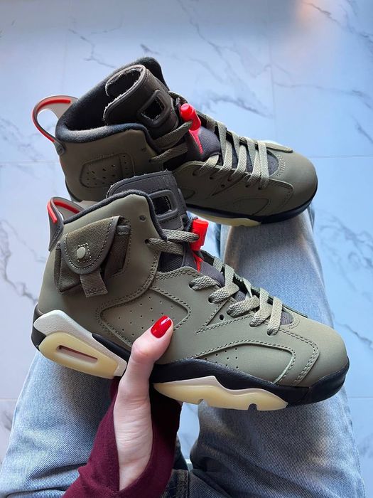 Jordan 6 x Travis Scott Retro Olive 2035