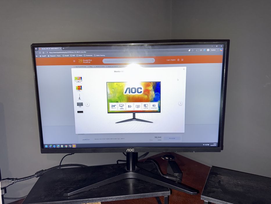 Ecra/Monitor AOC 24”