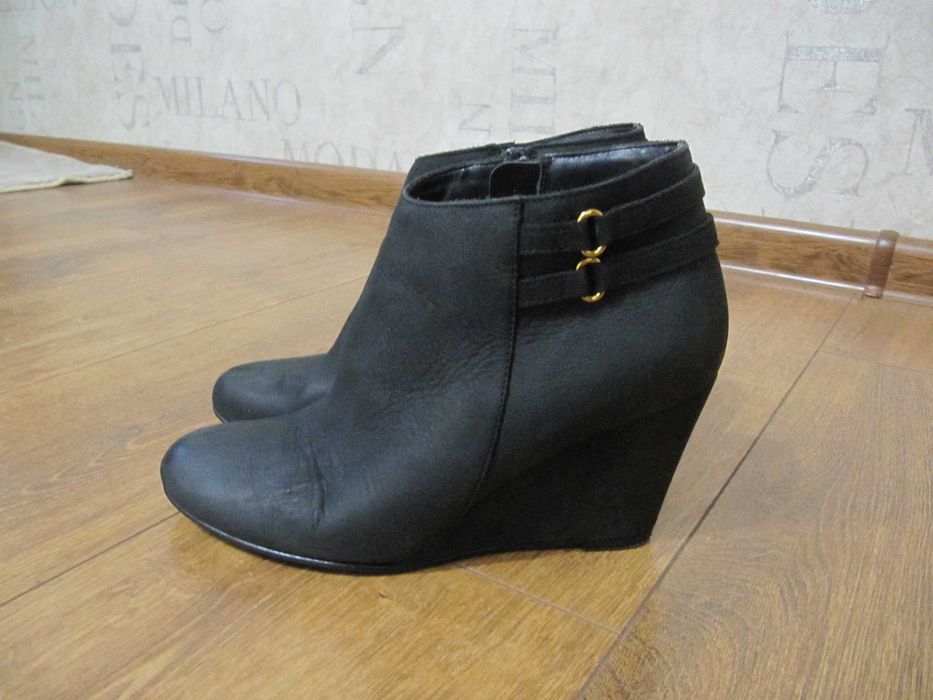 Шкіряні черевики жіночі/кожаные полуботинки женские 38-38,5 25см