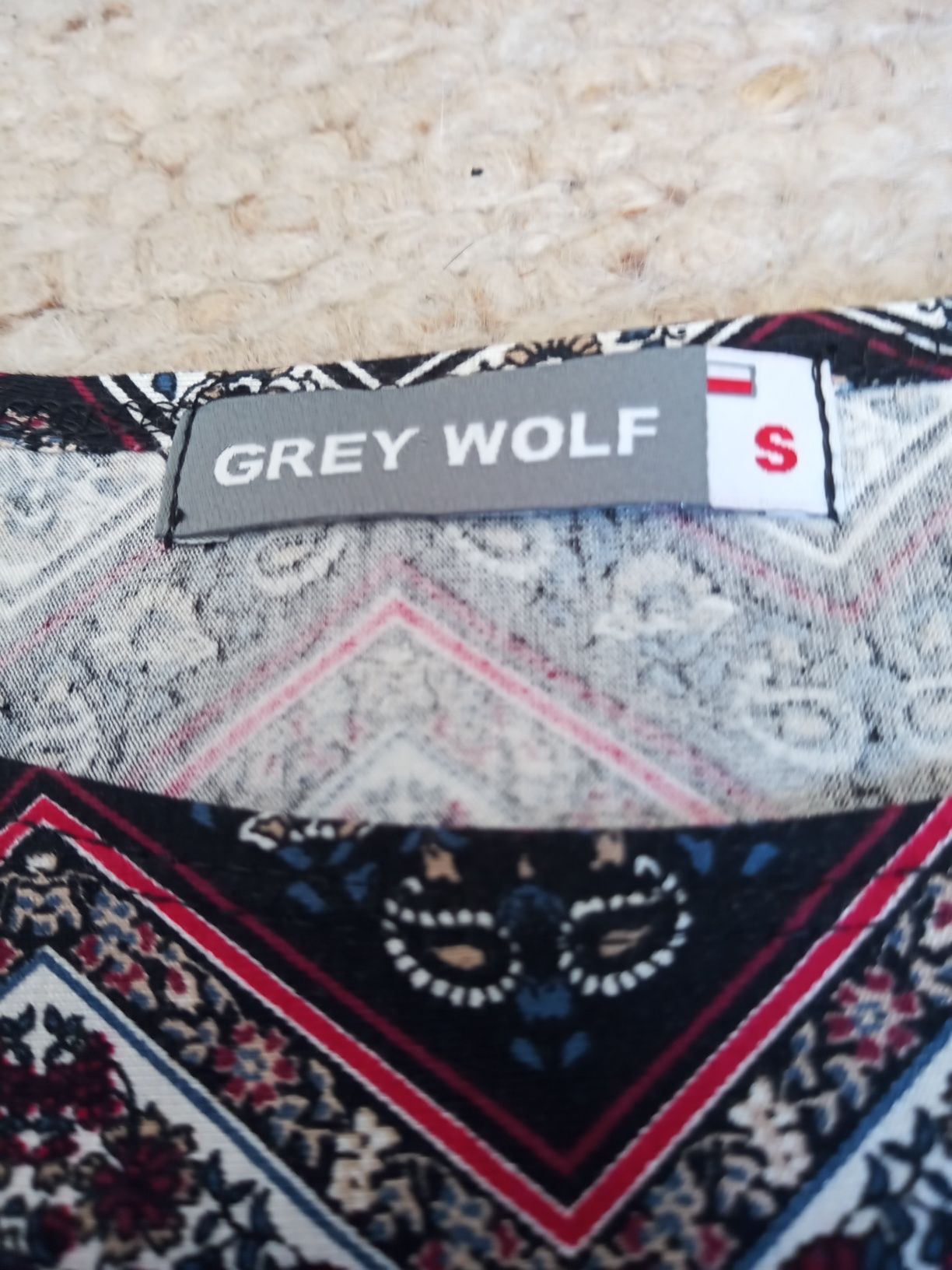 Wygodna sukienka r. S, grey wolf