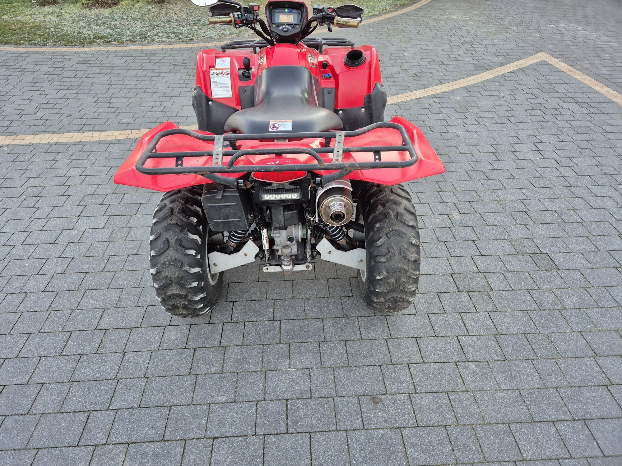Kingquad LTA 700 silnik plastiki mosty półosie lampy koła