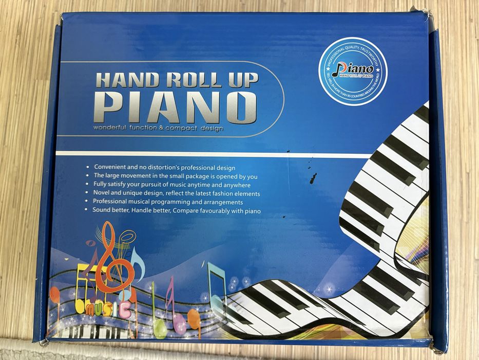 Гнучке піаніно Hand roll up Piano