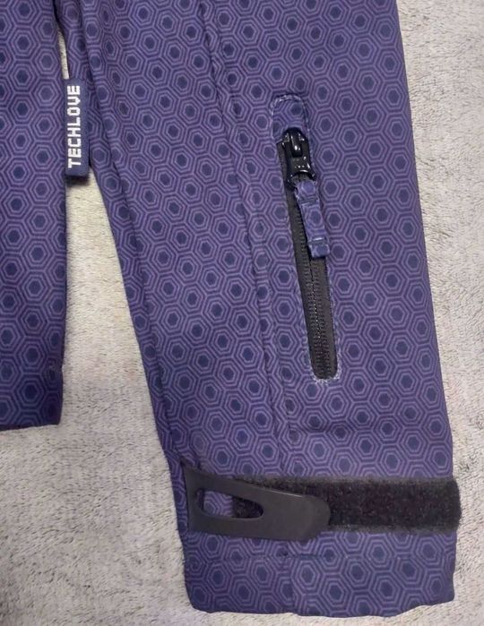 Nowa kurtka softshell z kapturem C&A TechLove EU 152 fioletowa