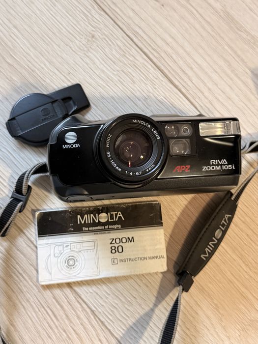 Minolta Riva Zoom 105i APZ | Aparat Analogowy | Canon Nikon