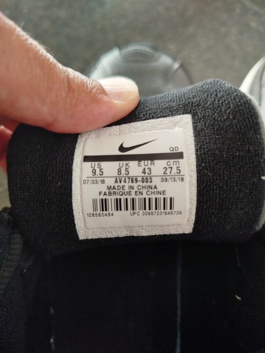 Nike M2K Tekno Black Size 43