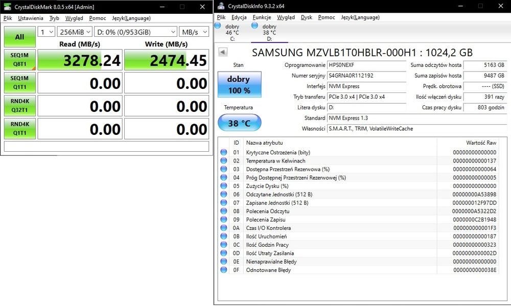 Dysk Samsung 1024,2 gb