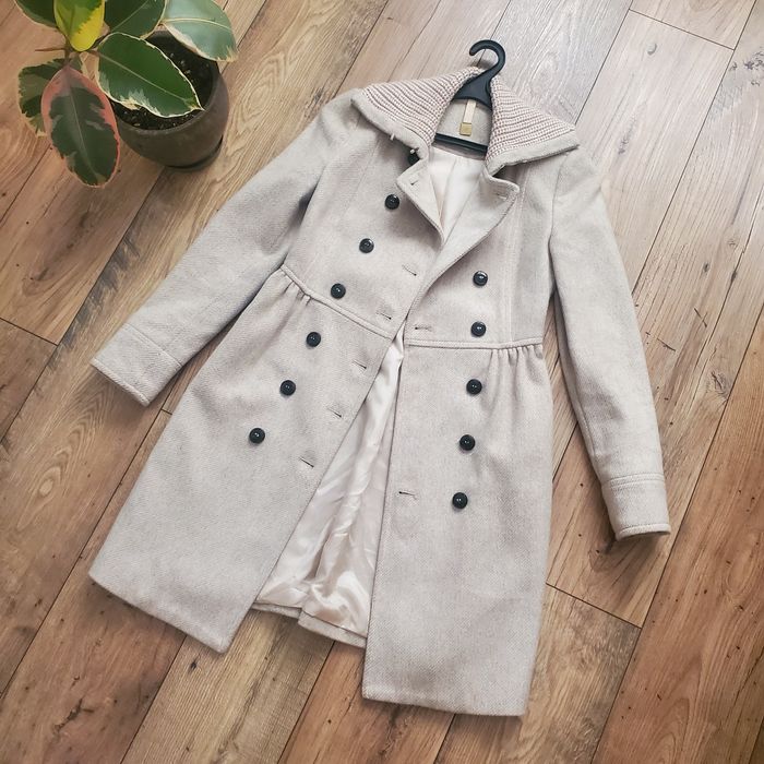 Пальто шерстяное, вовна Mango