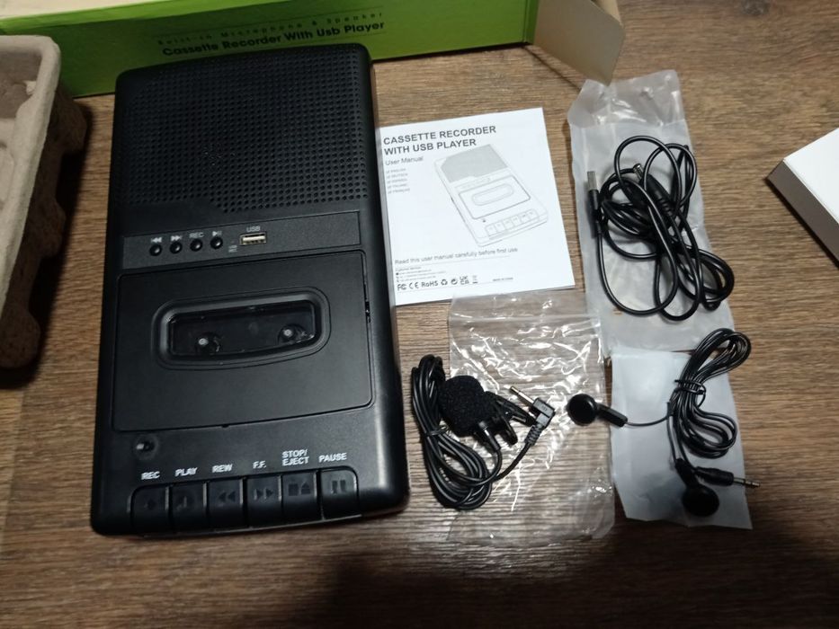 Кассетный магнітофон RQ-132USB auna с ЮСБ