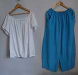 Bluzka+spodnie.komplet zestaw  plus size damskie 50/52