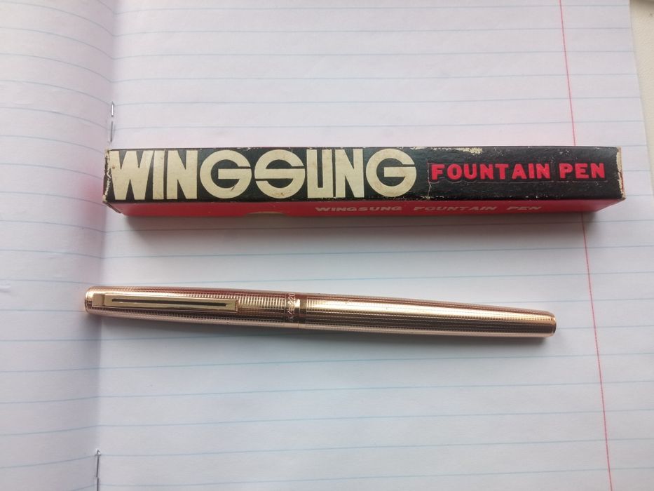 Колекційна ручка з позолотою Wing Sung 220