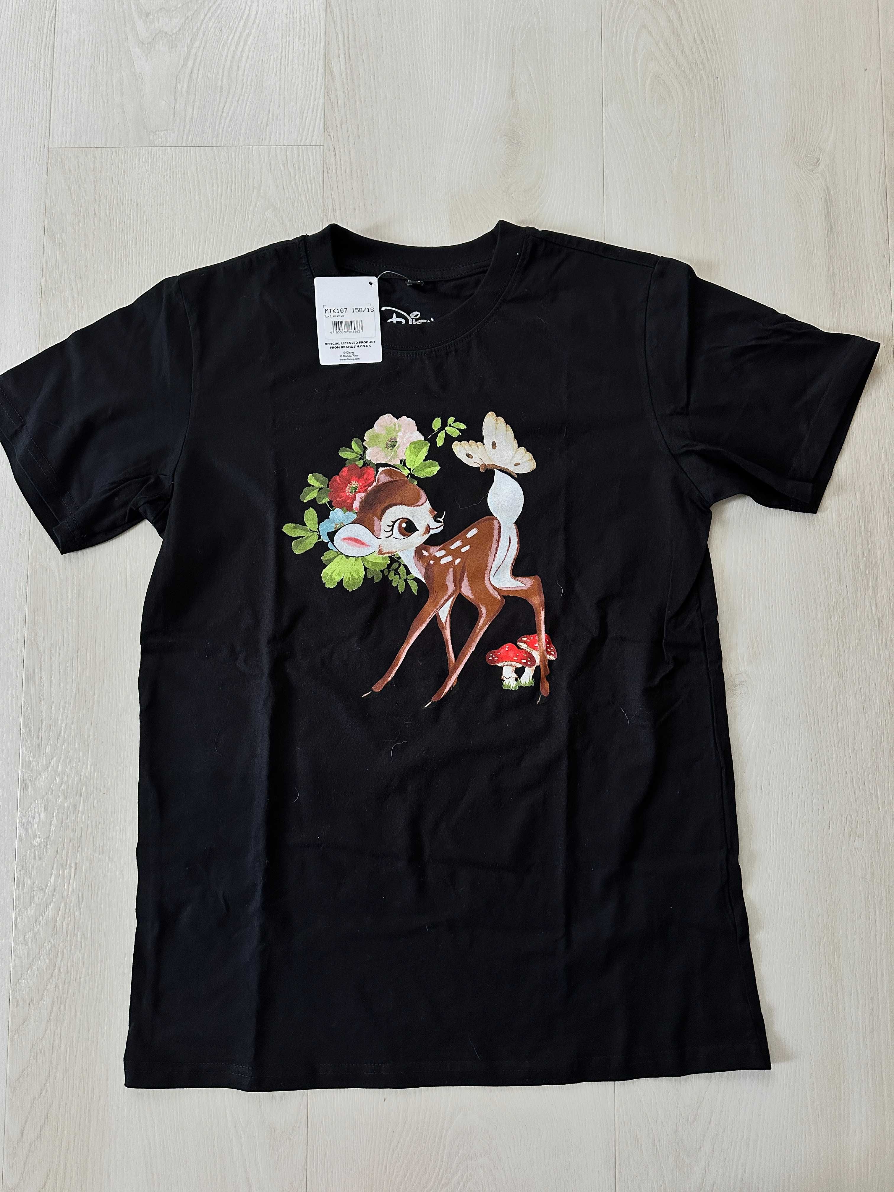 Mister Tee nowy z metką t-shirt Bambi Disney 158/164