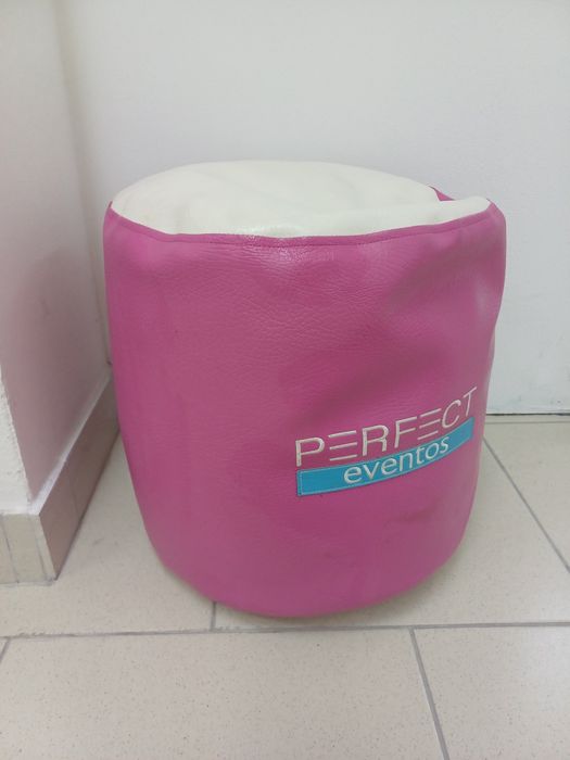 Puff rosa 40 diâmetro