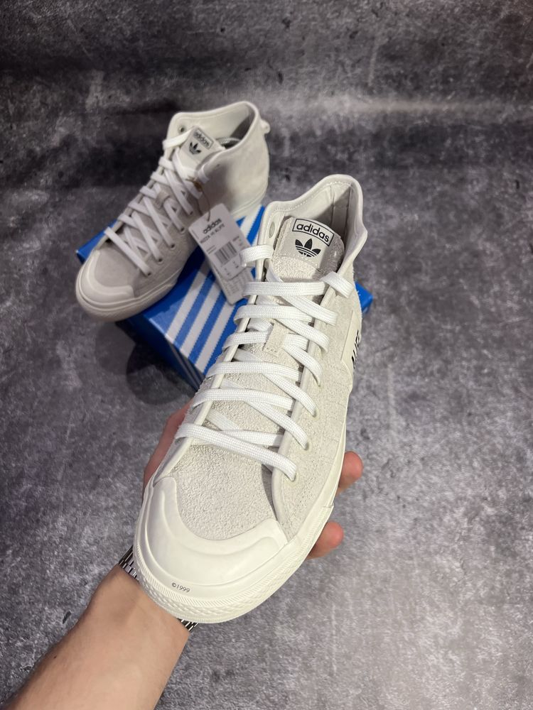 Круті замшеві кеди  Adidas nizza hi alife 42-26,5 ; 40-25 см