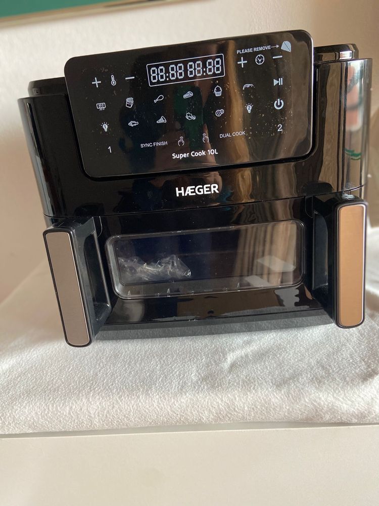 Air Fryer Digital HAEGER Super Cook 10L – Nova!