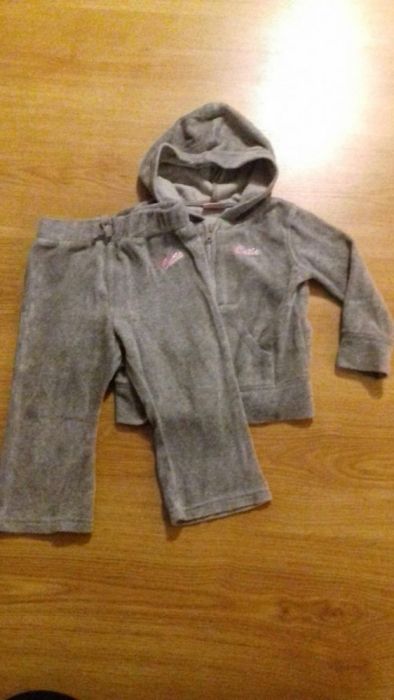 Cherokee 12-18 m-czny dres Cutie welur z tesco