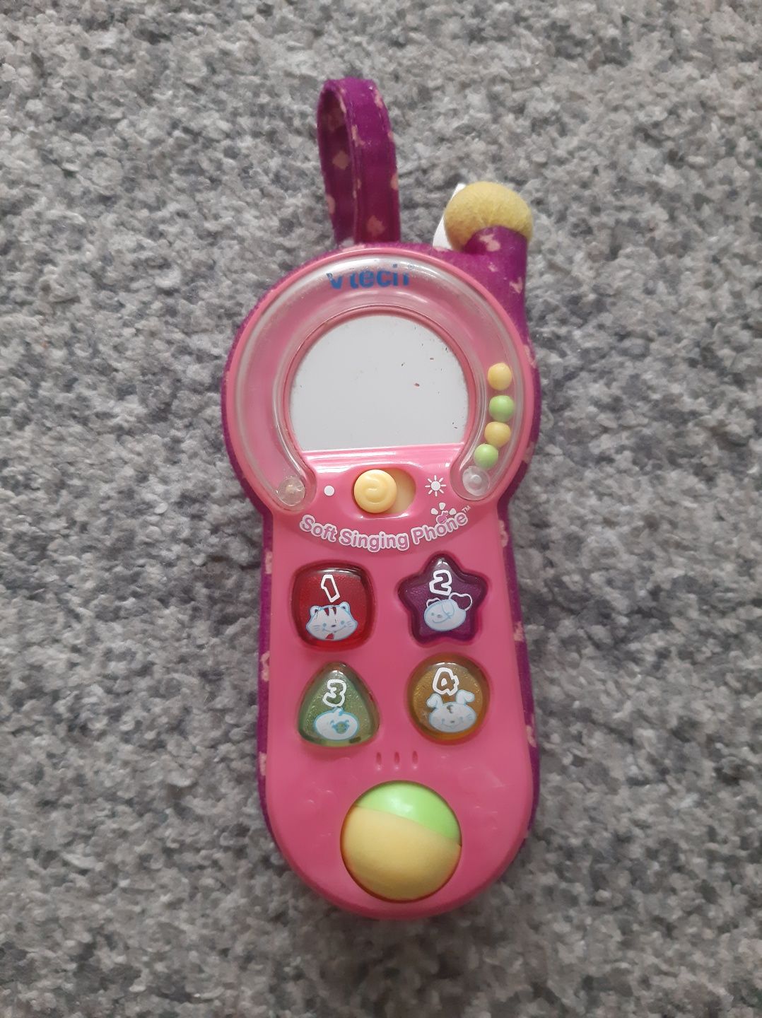 Vtech telefon zabawka grający śpiewający edukacyjny angielski anglik