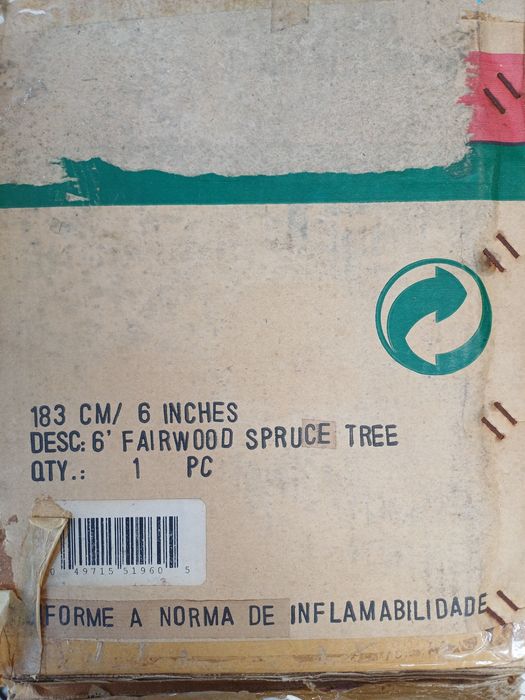 Arvore de Natal como nova