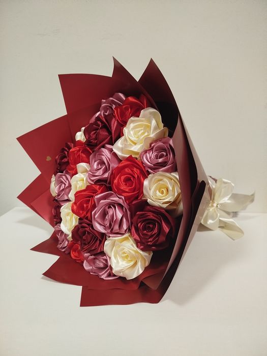 Bukiet dużych róż 25 sztuk