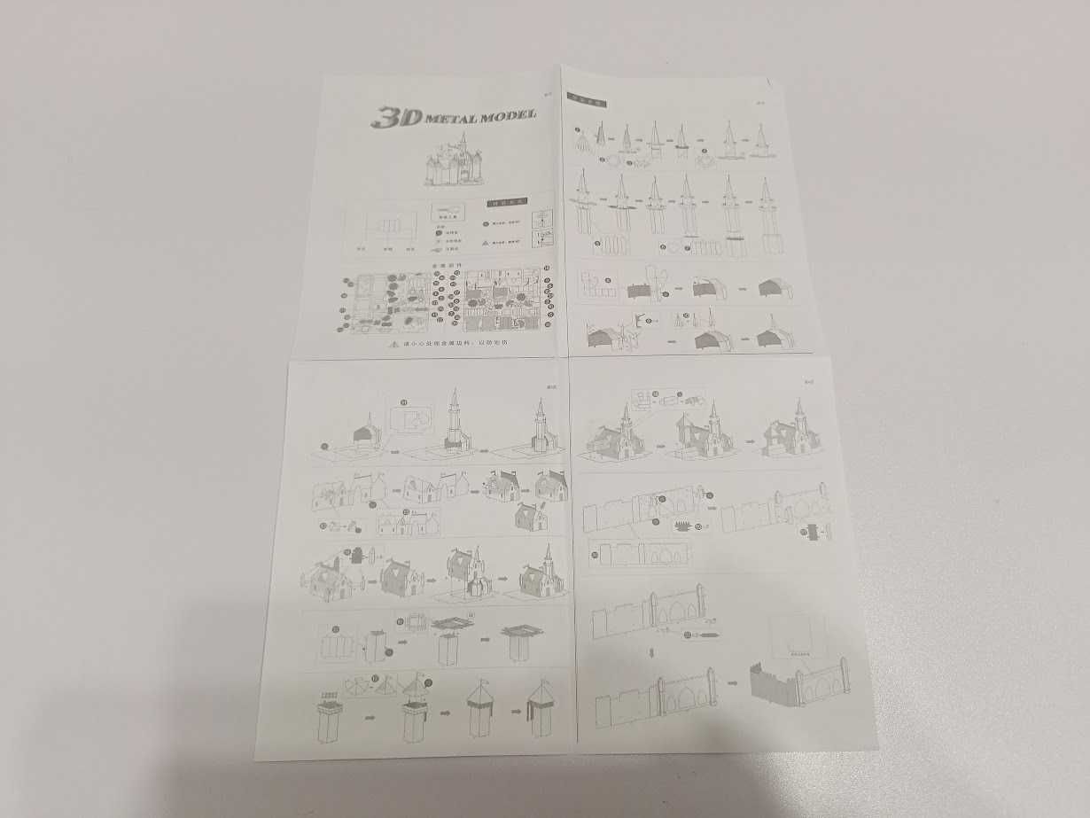 3D металлический конструктор Замок спящей красавицы