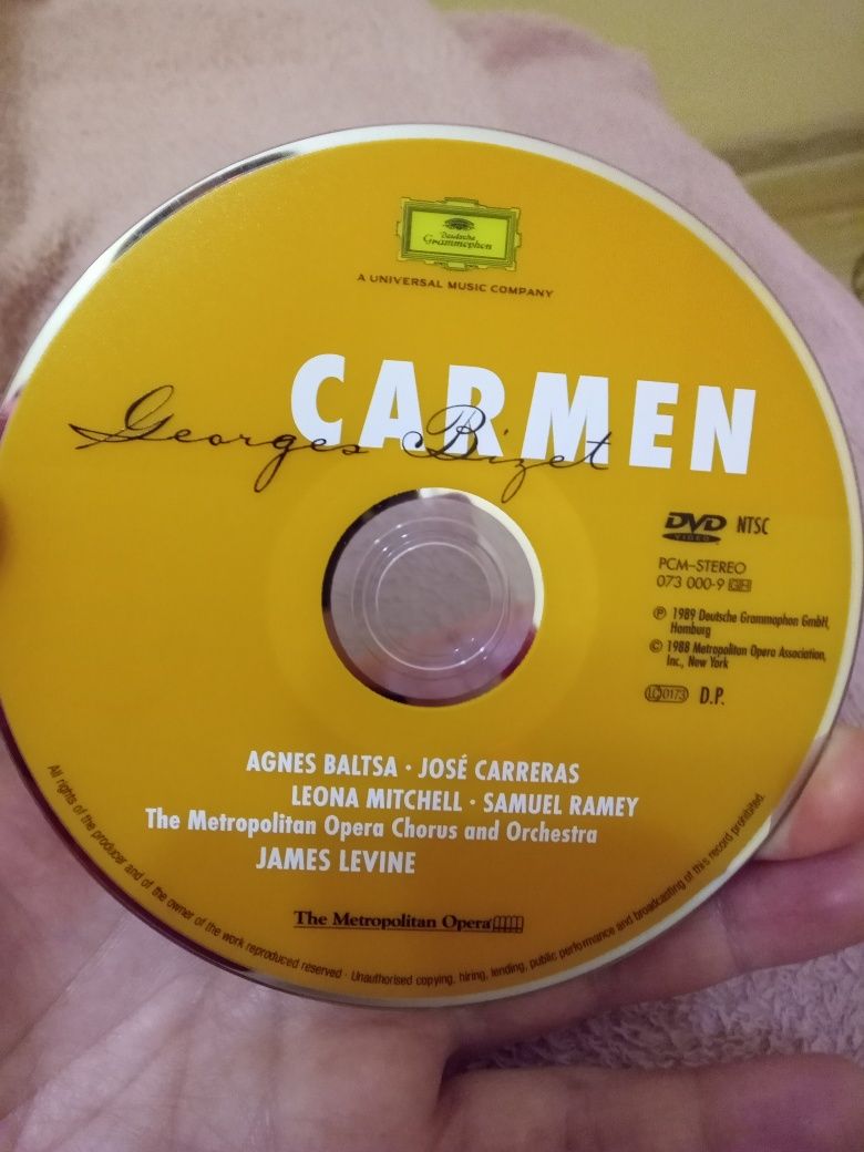 DVD Opera CARMEN - Jose CARRERAS - Met New York