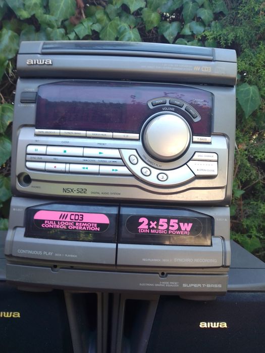 Aparelhagem de som aiwa