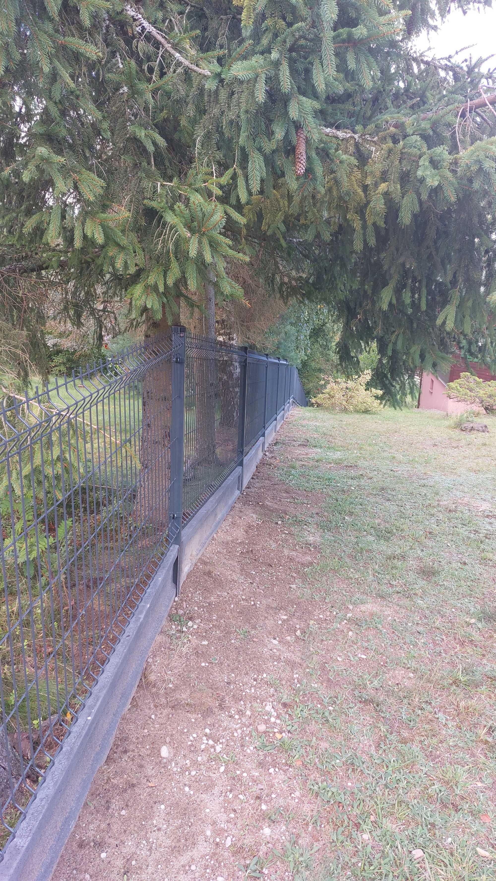 Ogrodzenie panelowe 3D h- 153cm Panel, Podmurówka SUPER CENY