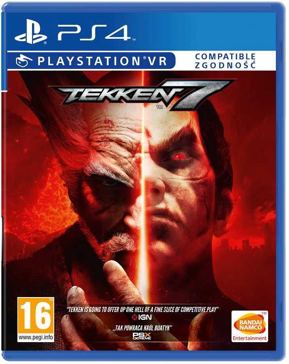 Tekken 7 PS4 + Slim + Pro + PS5 = PŁYTA = Wejherowo + opcja VR