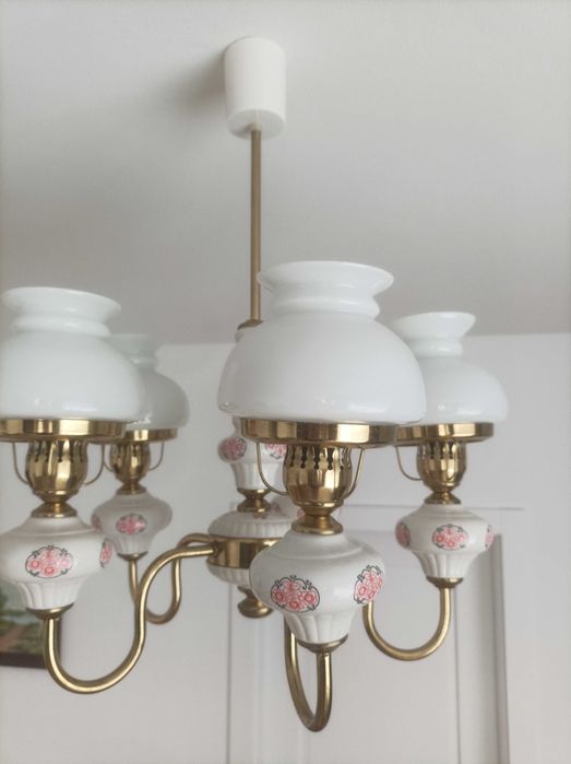 Żyrandol wiszący retro