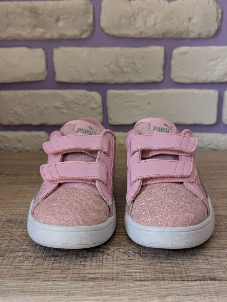 Дитячі кеди PUMA Smash v2 Glitz кросівки пума 33 розмір