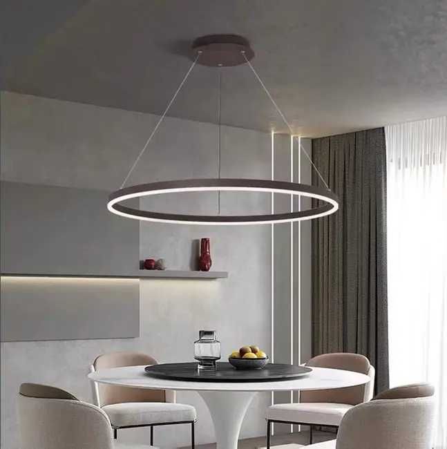 LAMPA WISZĄCA LED MODERN ring 60cm żyrandol pilot