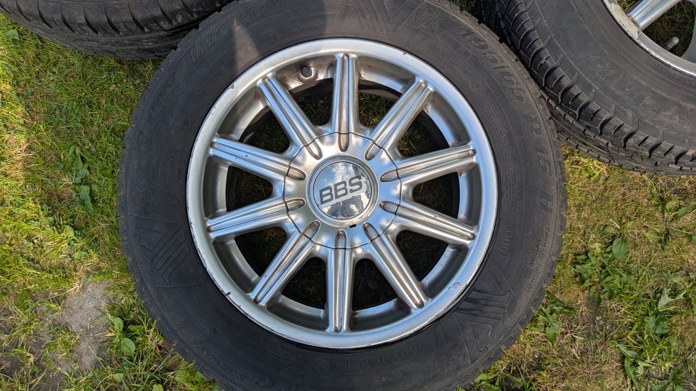 Alufelgi 15 R15 5x100  BBS Skoda Octavia I  z oponami