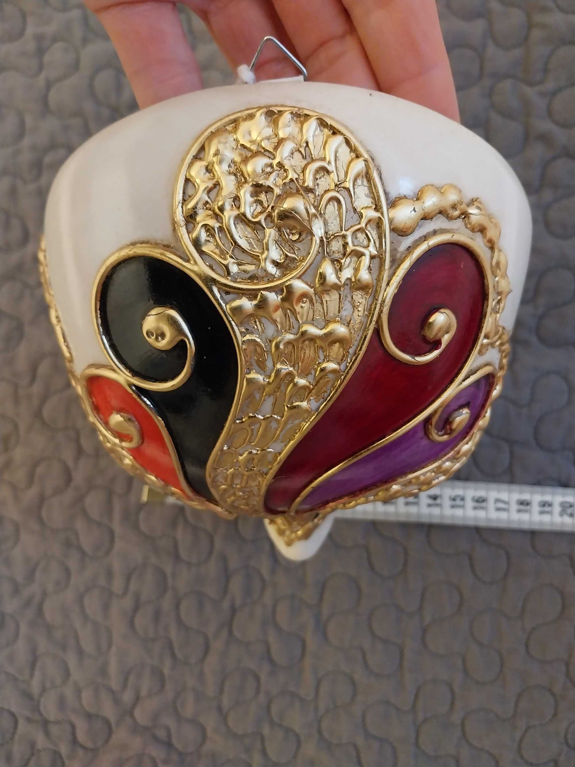 Oryginalna wenecka maska porcelanowa