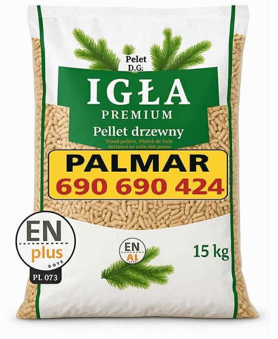 Let's Pellet PREMIUM certyfikat A1 EN PLUS tartak OLCZYK SOSNOWY 6mm