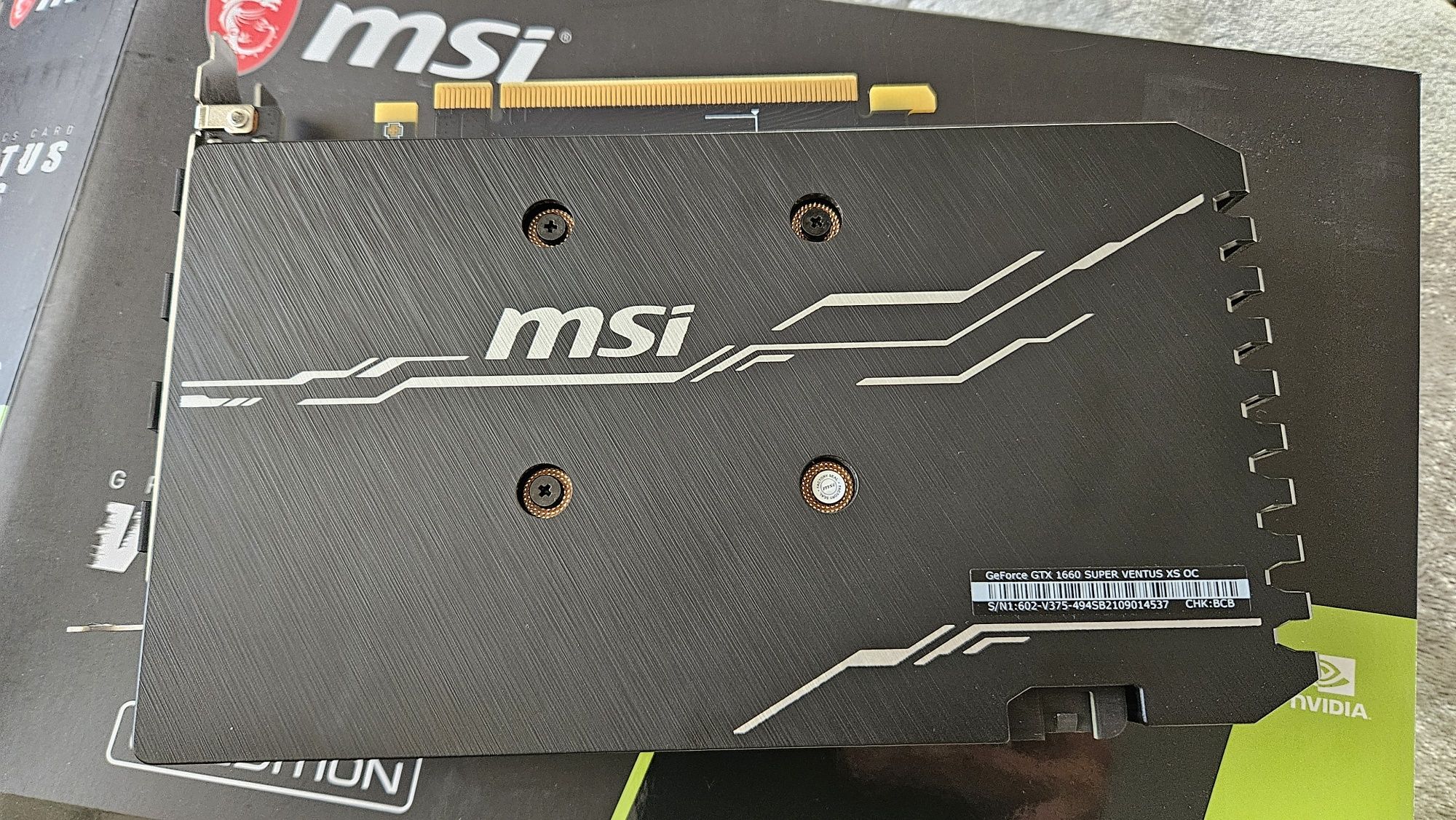 Geforce GTX 1660 super 6 GB firmy MSI