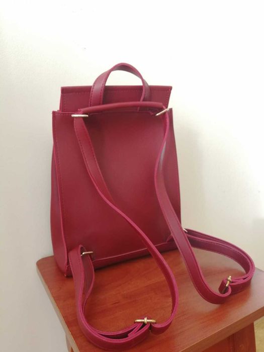 Жіночий рюкзак-трансформер з еко-шкіри. Колір марсала. Дуже вмісткий!