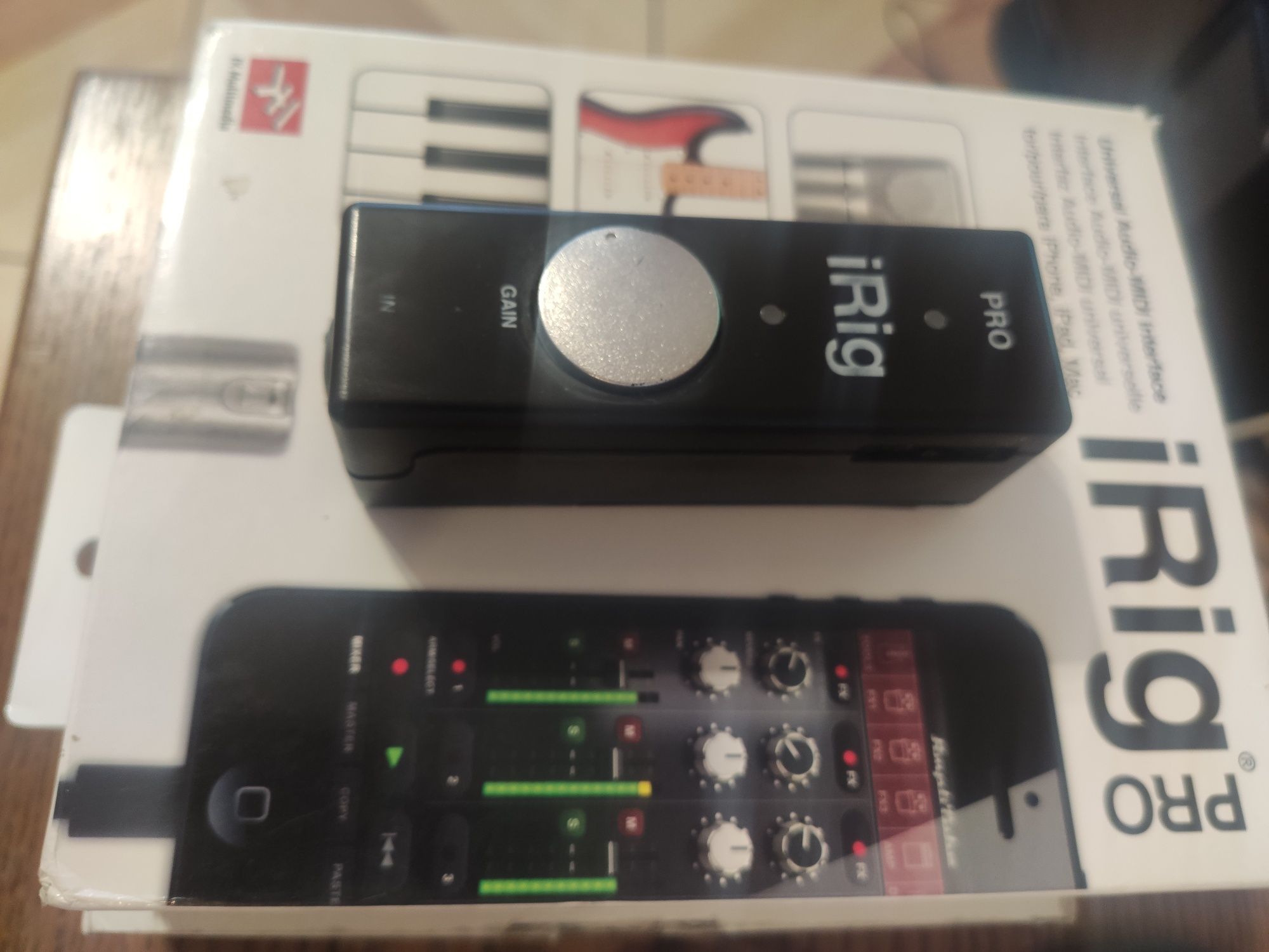 Interfejs lRIG PRO MIDI USB Studio nagrań